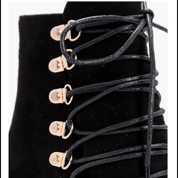 Black faux suede stiletto pumps - Picture 4 of 4